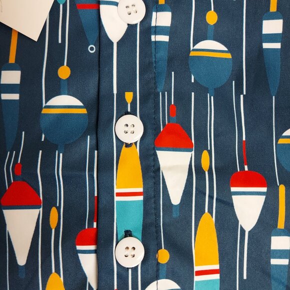 BOYS FISHING LURE DESIGN SHIRT - SIZE 4-5 - Picture 3 of 4